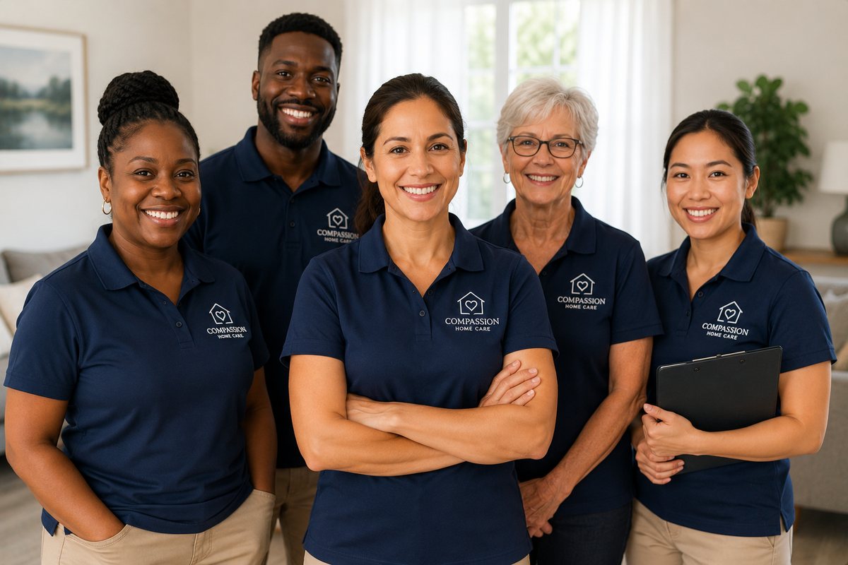 Caregivers from the Compassion Home Care team